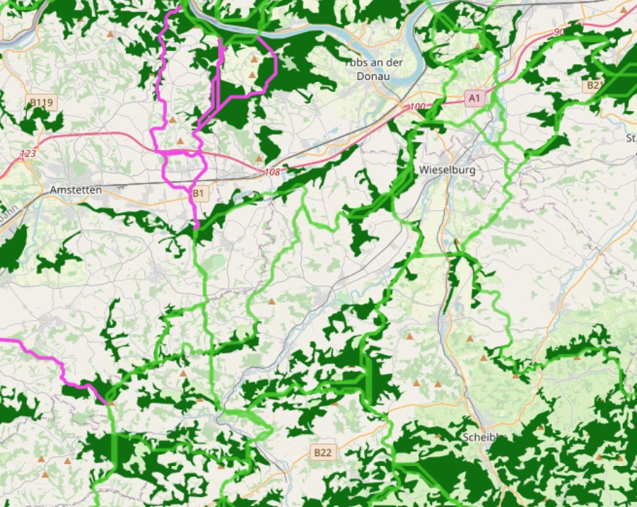 Lebensraumkorridore Oberösterreich
